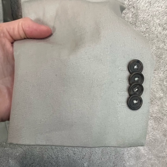 Banana Republic Men's Tailored Fit Linen Blazer Clay Sz 42L Career Professional - Picture 10 of 16